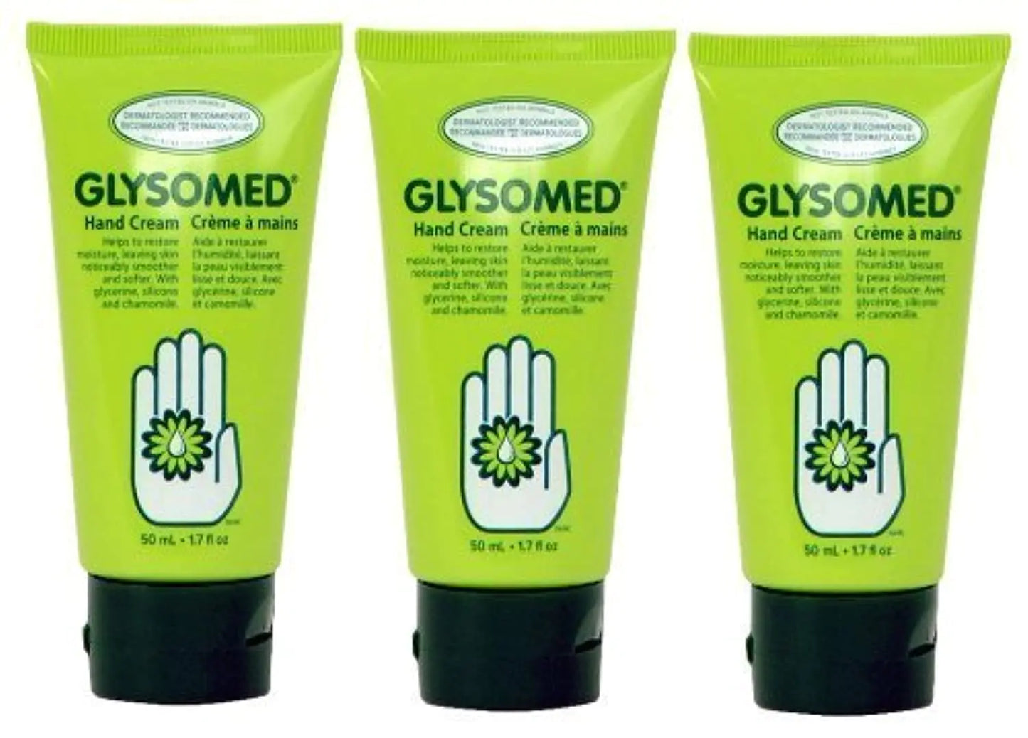 Glysomed Hand Cream Trio Pack (3 x Glysomed Hand Cream Mini Travel Size Tube 50mL / 1.7 fl oz)